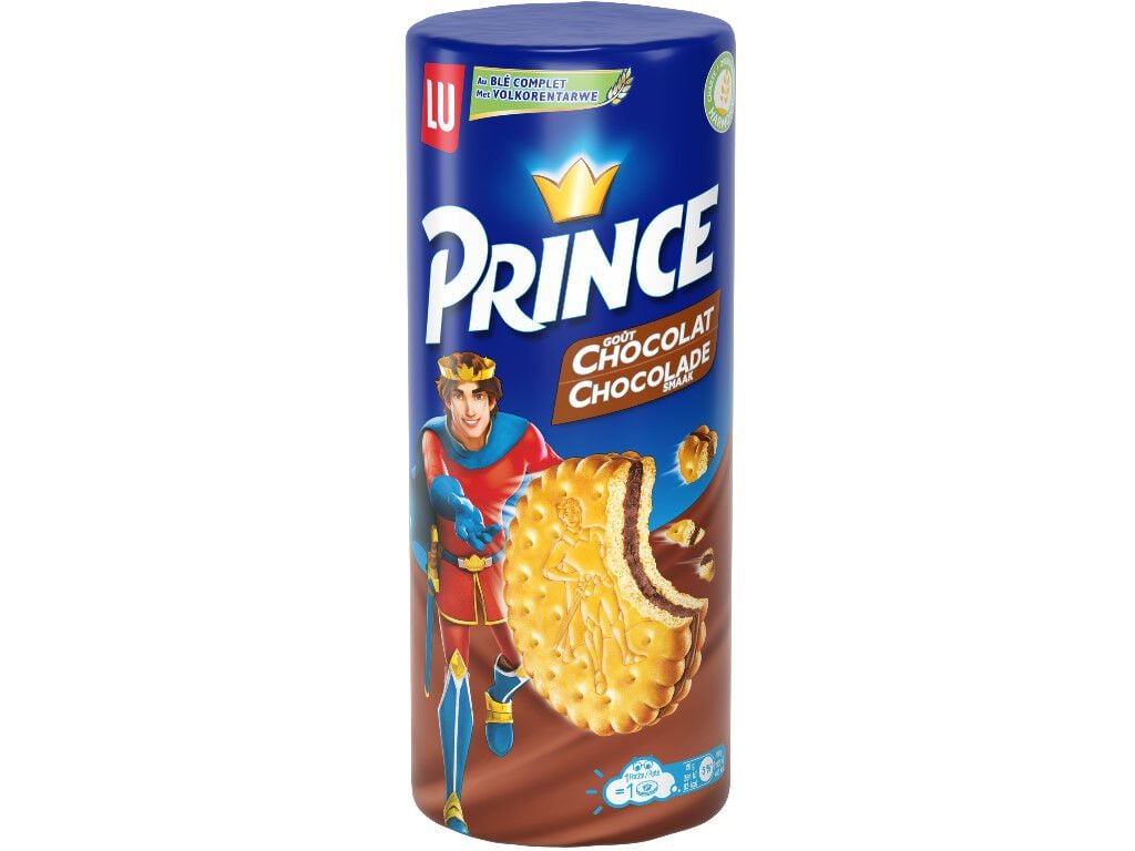 BOLACHA PRINCE RECHEADA SANDWICH CHOCOLATE 300G image number 1