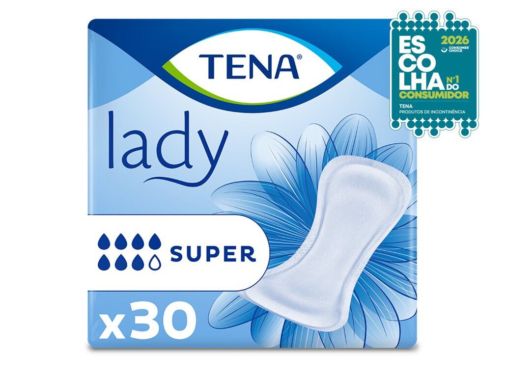 PENSOS INCONTIN&Ecirc;NCIA TENA LADY SUPER 30 UN