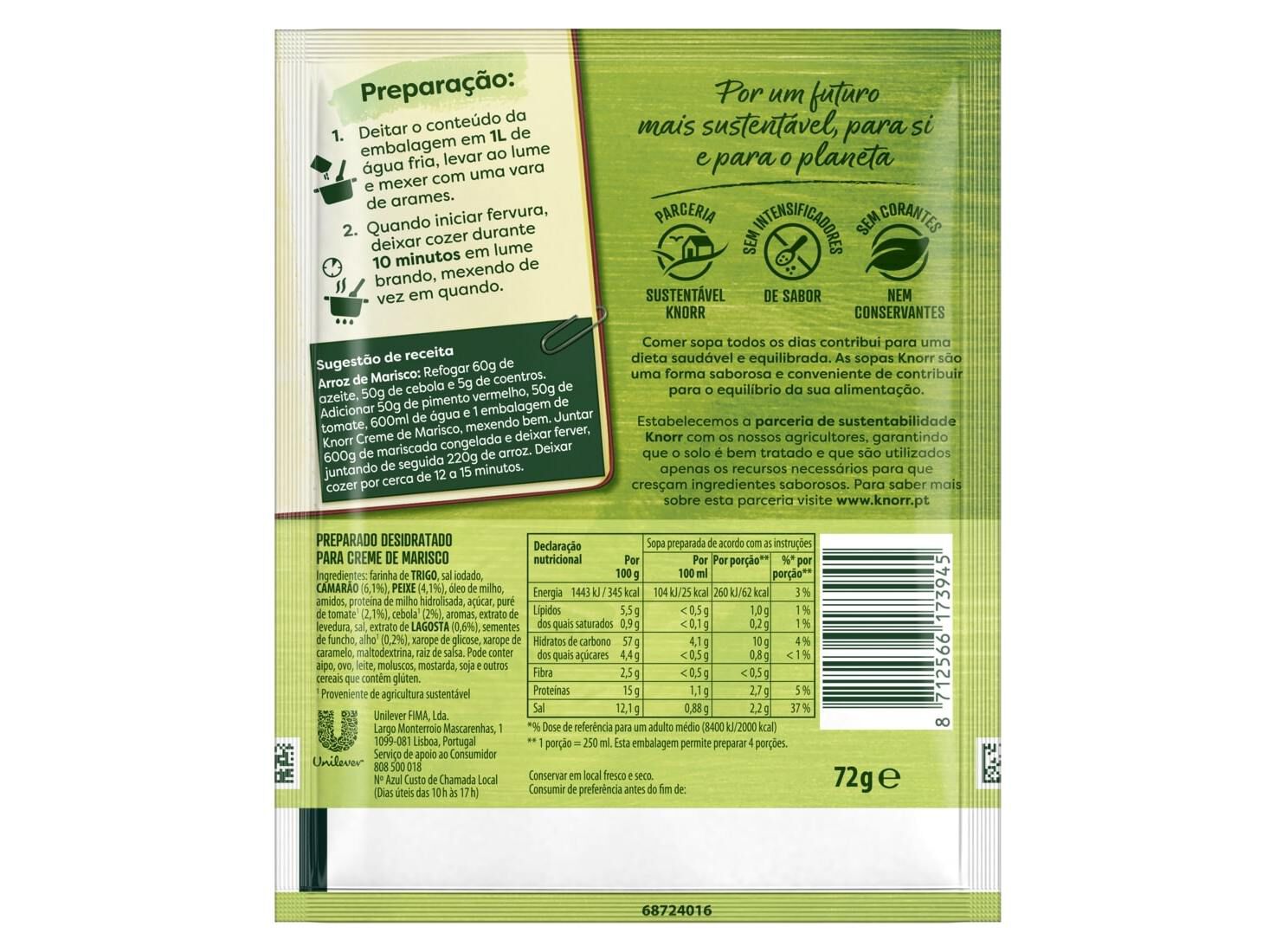 SOPA KNORR CREME MARISCO 72G image number 2