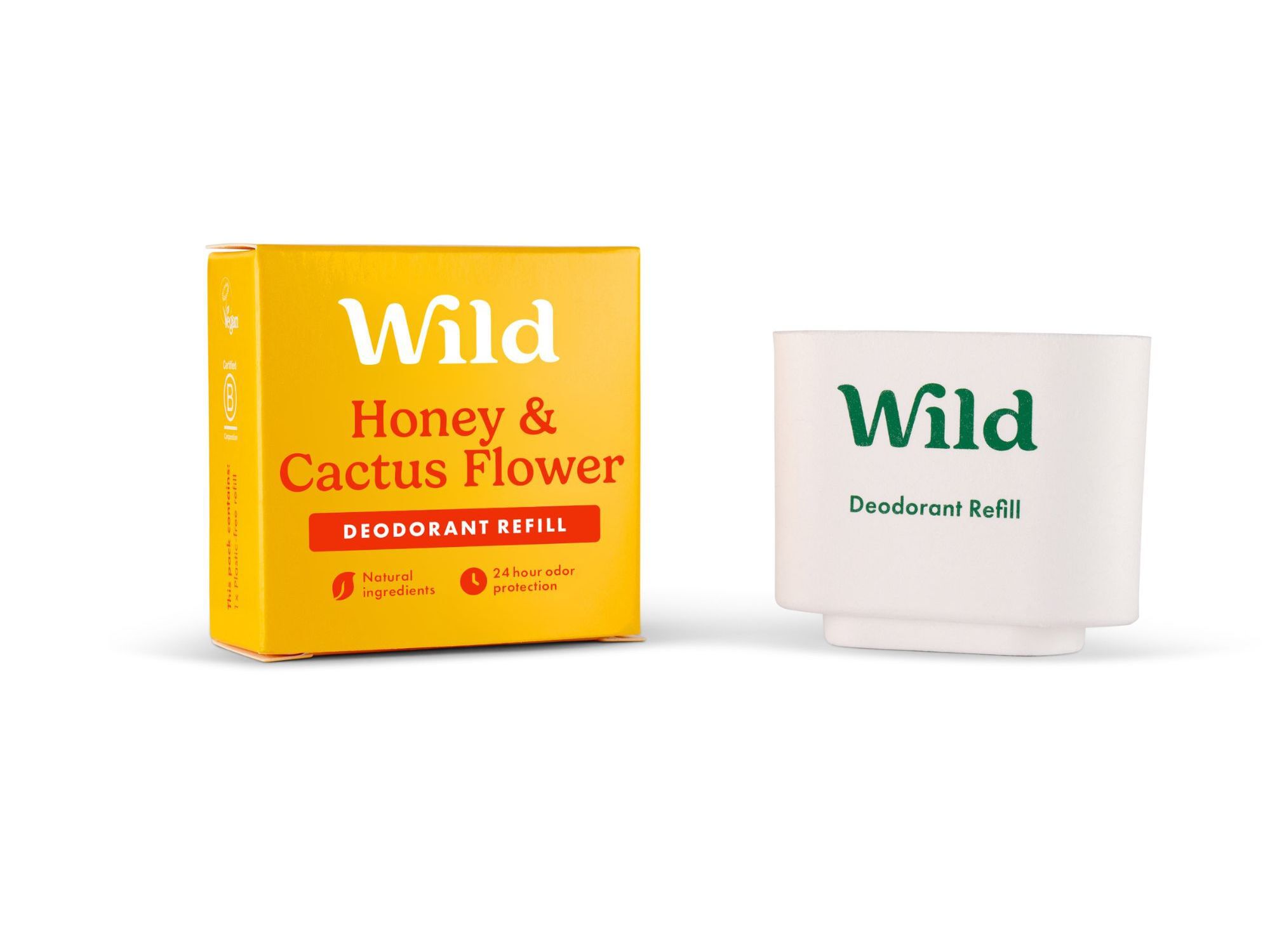 DESODORIZANTE WILD MEL FLOR E CACTO RECARGA 40 G image number 1