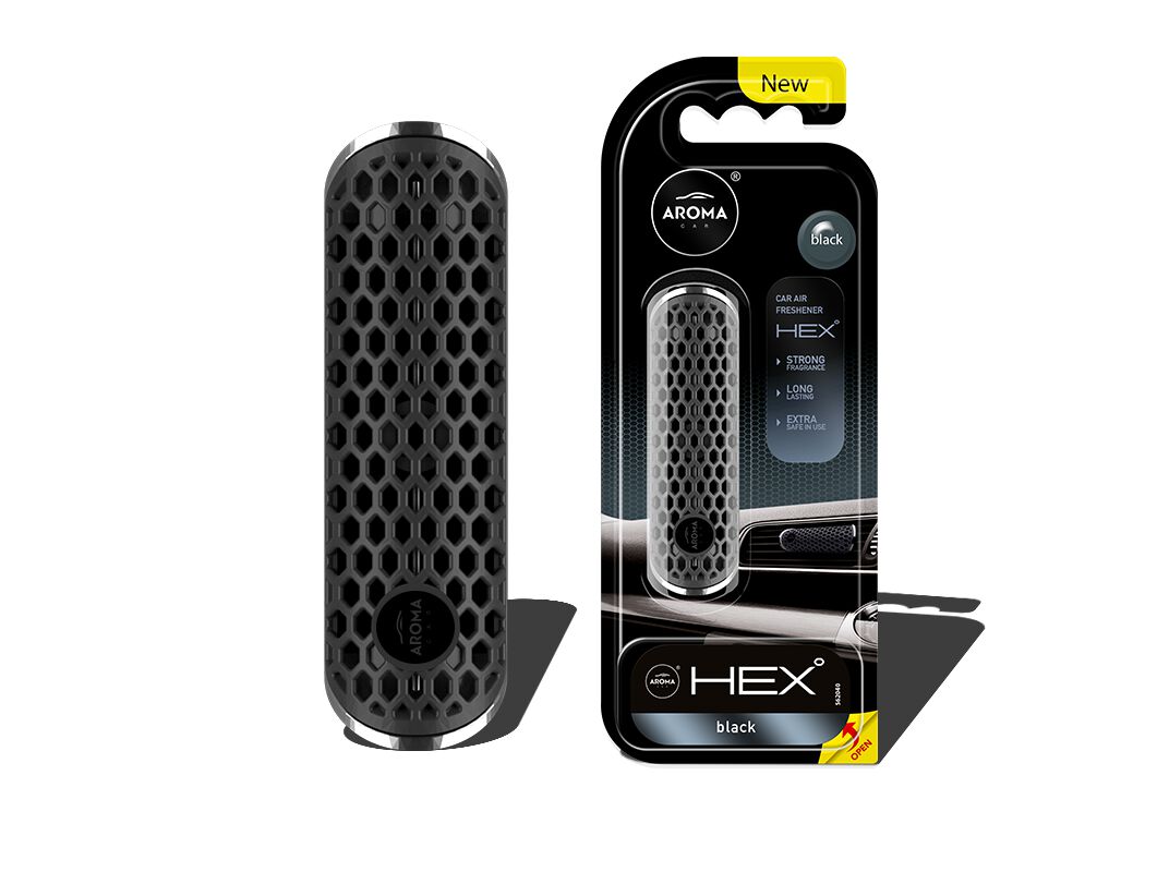 AMBIENTADOR AUTO AROMA CAR HEX BLACK