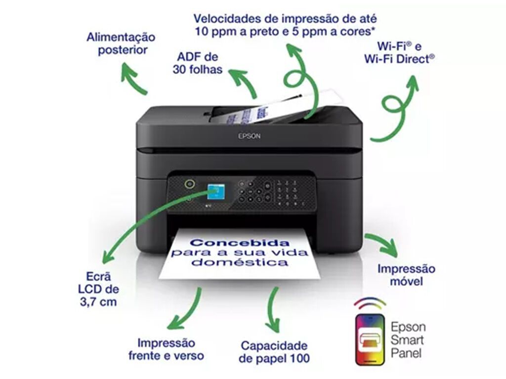 IMPRESSORA EPSON WF- 2930DWF MULTIFUN&Ccedil;&Otilde;ES image number 1
