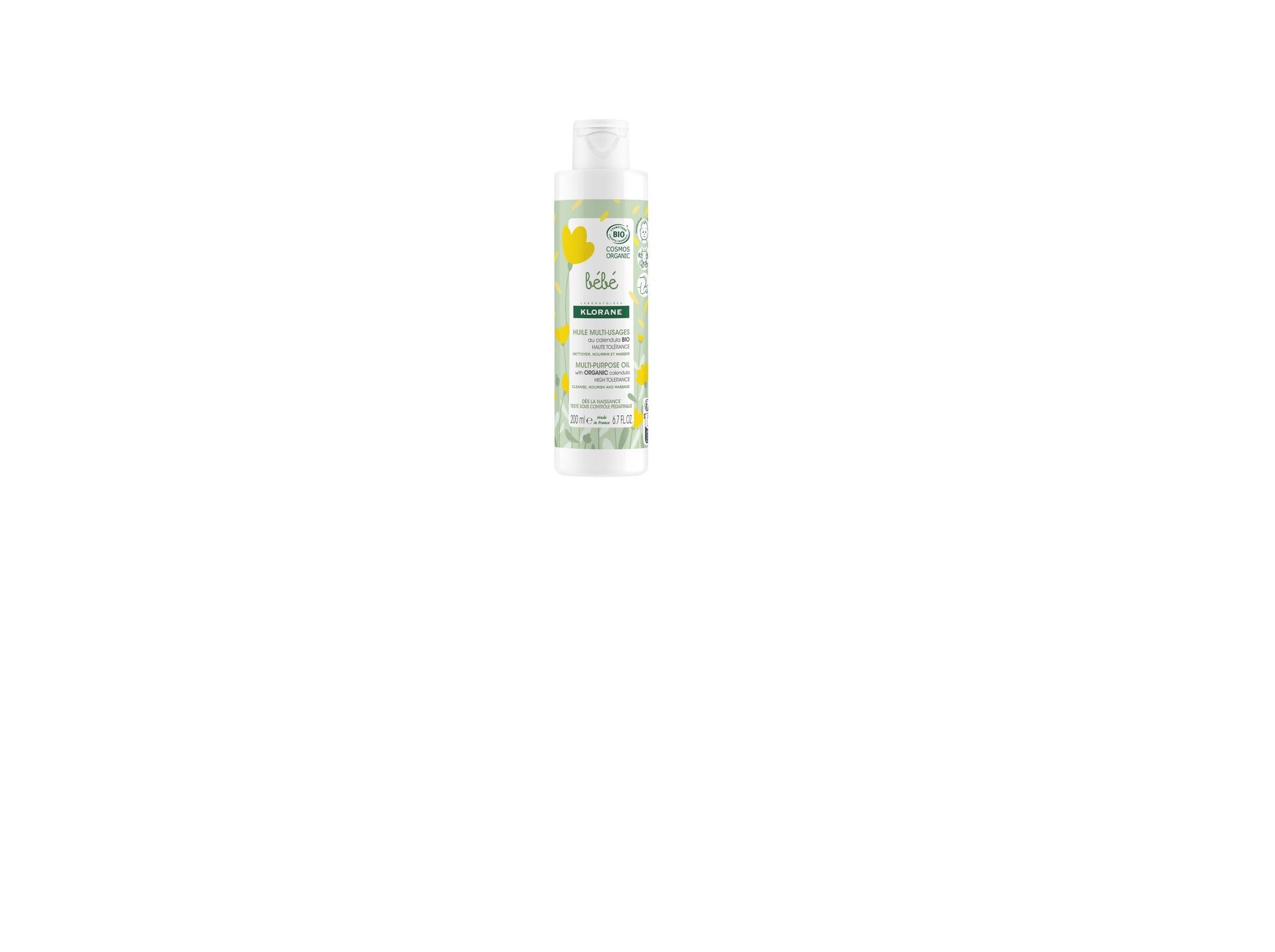 OLEO KLORANE BEB&Eacute; MULTI USOS BIO 200ML