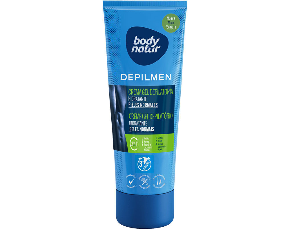 GEL DEPILATORIO HOMEM PELES NORMAIS BODY NATUR 200ML