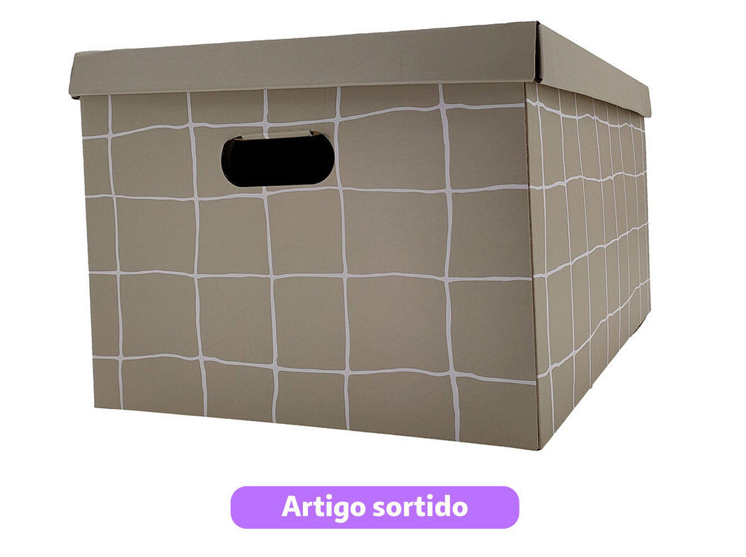 CAIXA DE CART&Atilde;O ACTUEL SORTIDA TAMANHO M 50X35X25CM image number 0