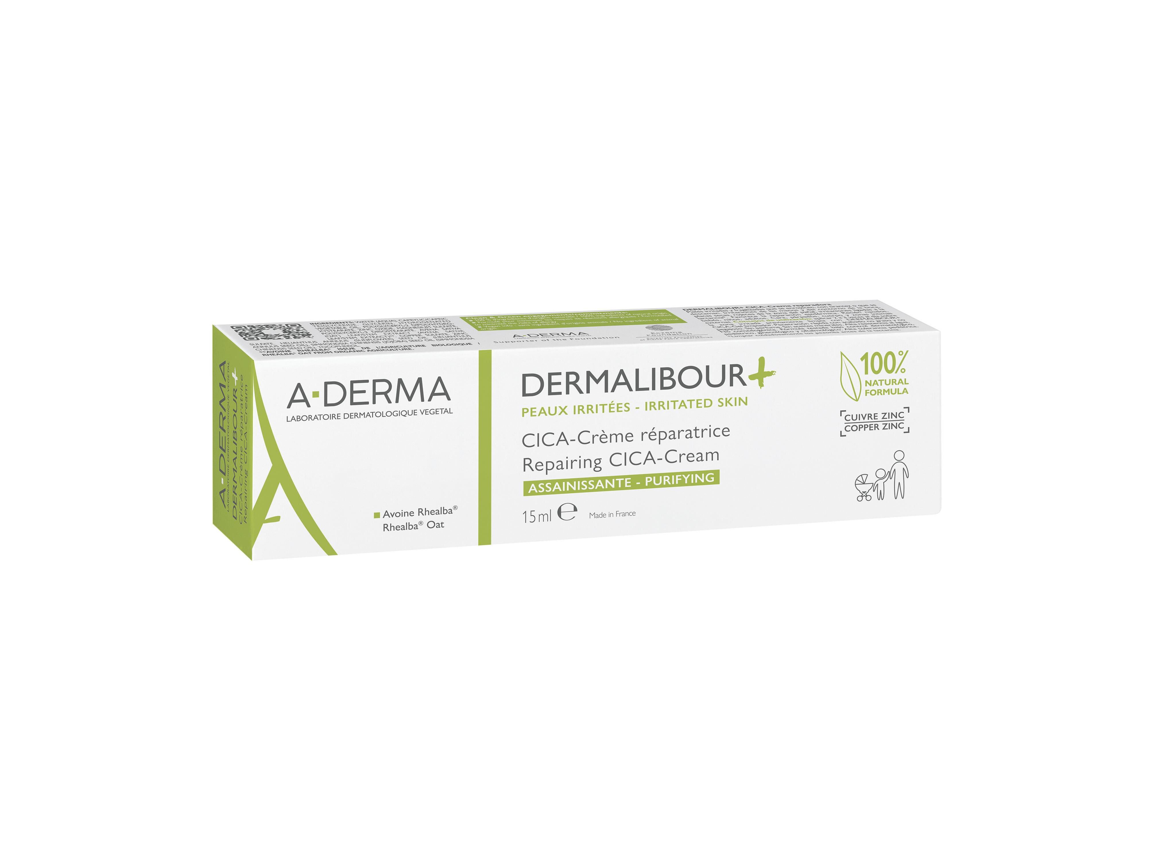 CREME REPARADOR A-DERMA CICA DERMALIBOUR 15ML image number 1