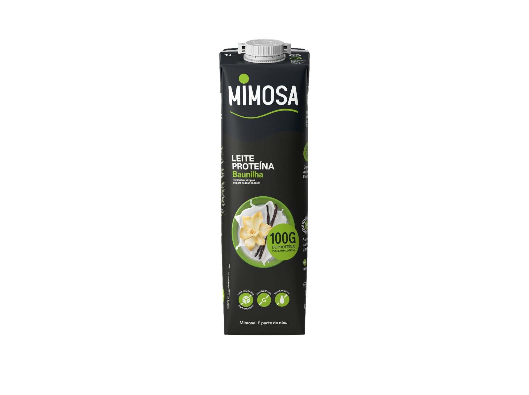 LEITE + PROTE&Iacute;NA MIMOSA BAUNILHA 1L