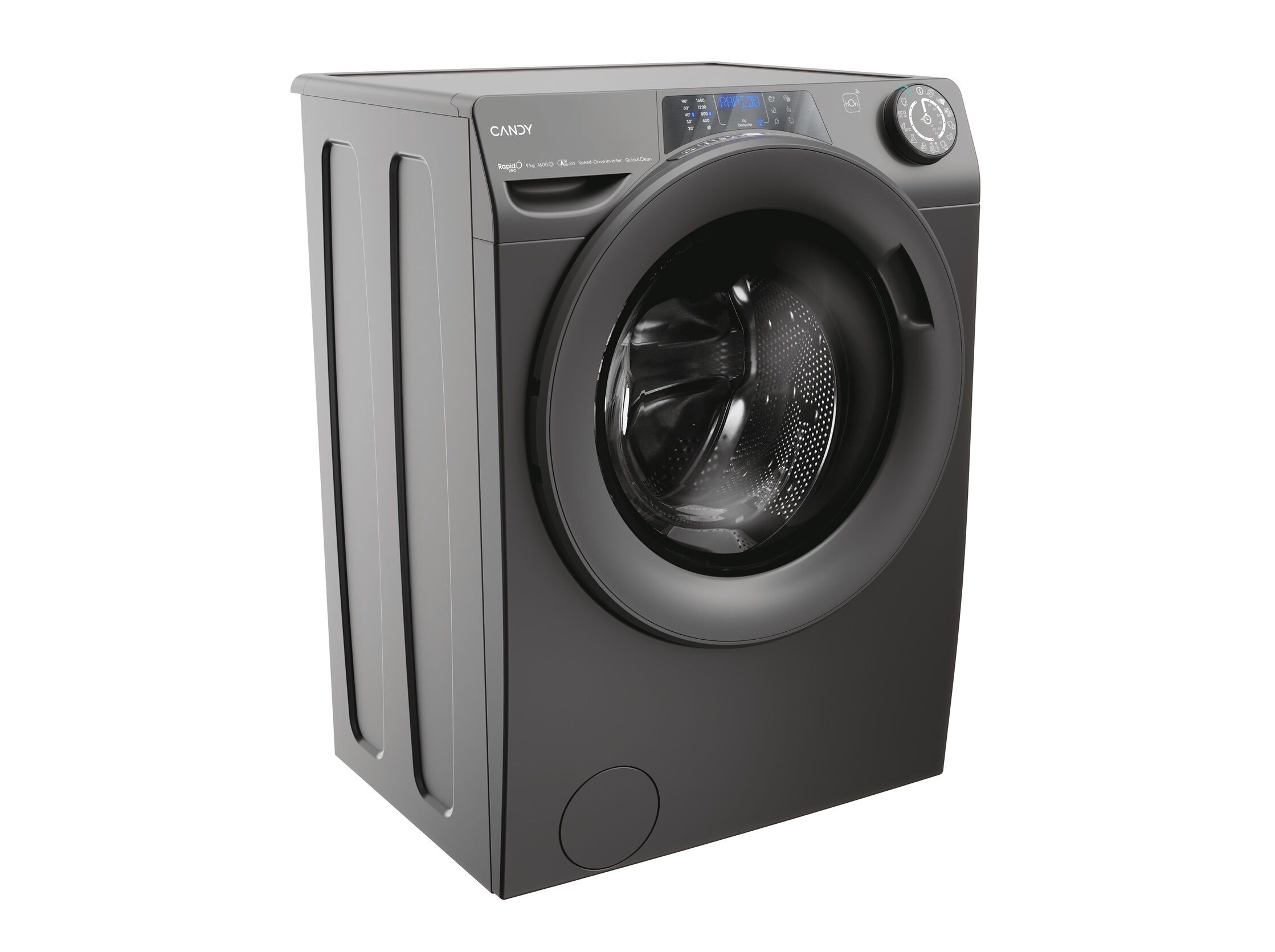 M&Aacute;QUINA DE LAVAR ROUPA CANDY RP 696BWMRR8/1-S - CINZA A 9 KG image number 3