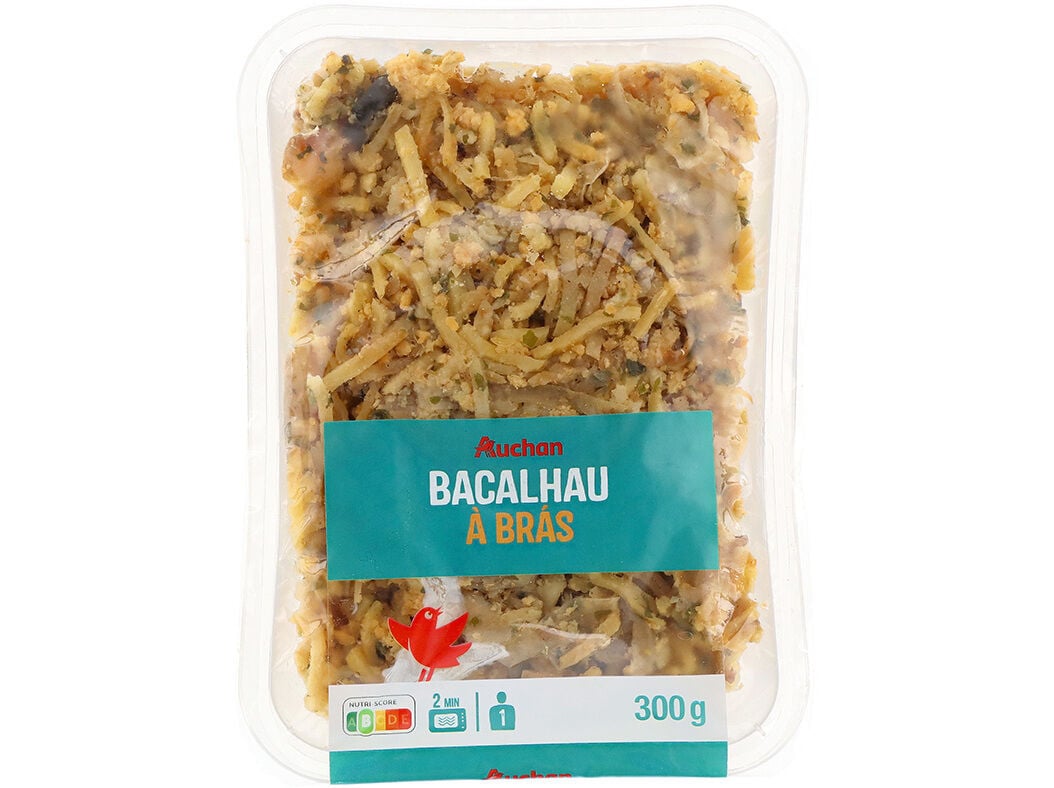 BACALHAU &Agrave; BR&Aacute;S AUCHAN 300 G image number 0