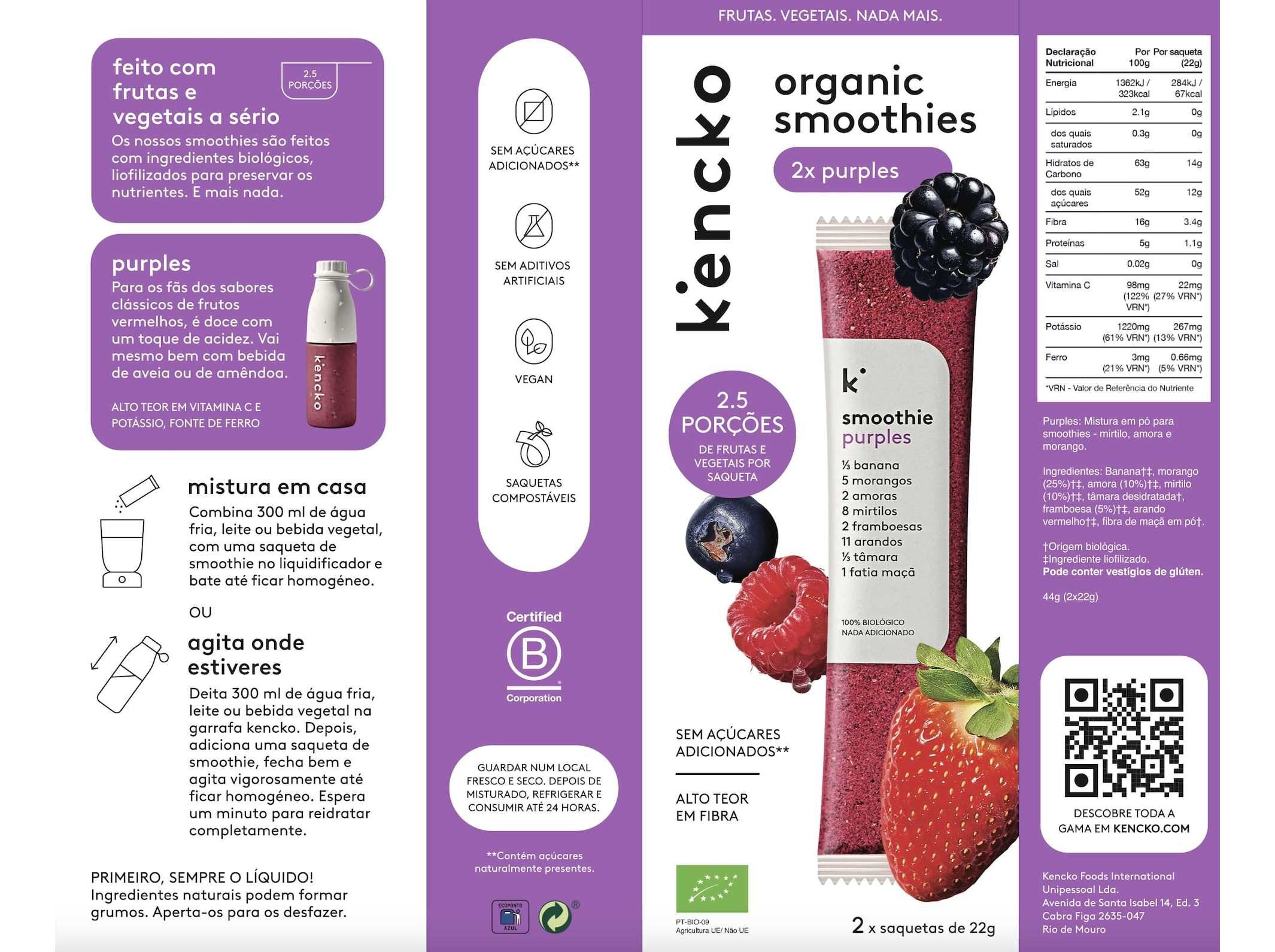 BATIDO KENCKO PURPLES 2X22G image number 1