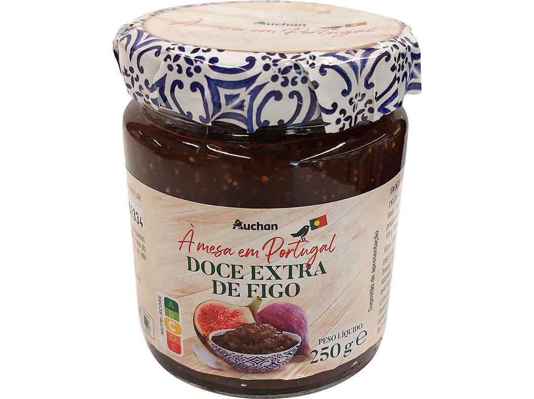 DOCE EXTRA AUCHAN &Agrave; MESA EM PORTUGAL FIGO 250G image number 0