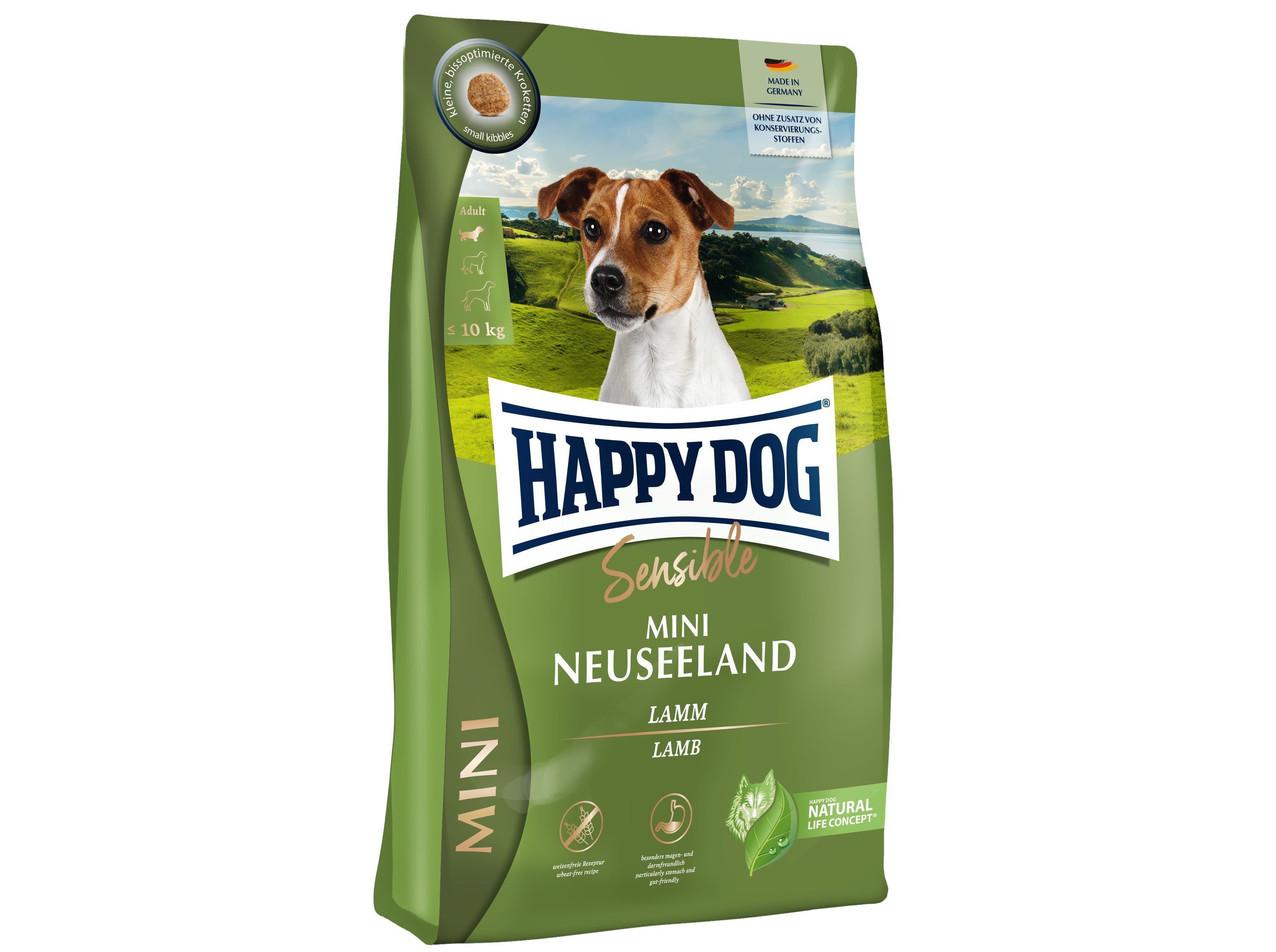 RA&Ccedil;&Atilde;O C&Atilde;O MINI HAPPY DOG NEUSEELAND SENSIBLE 0.8KG image number 0