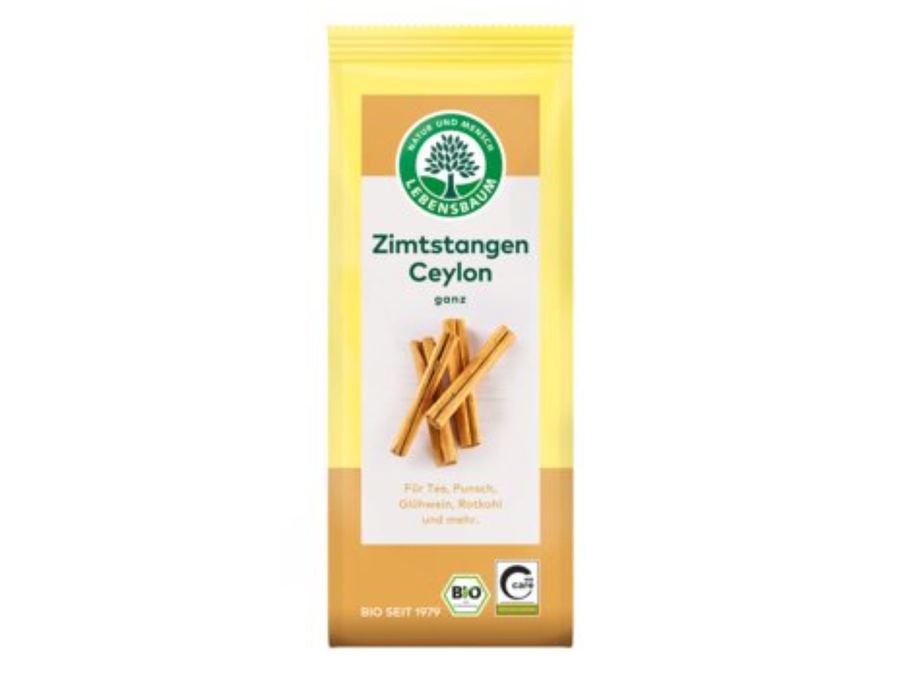 PAUS DE CANELA LEBENSBAUM INTEIROS CEYLON BIO 6 PE&Ccedil;AS