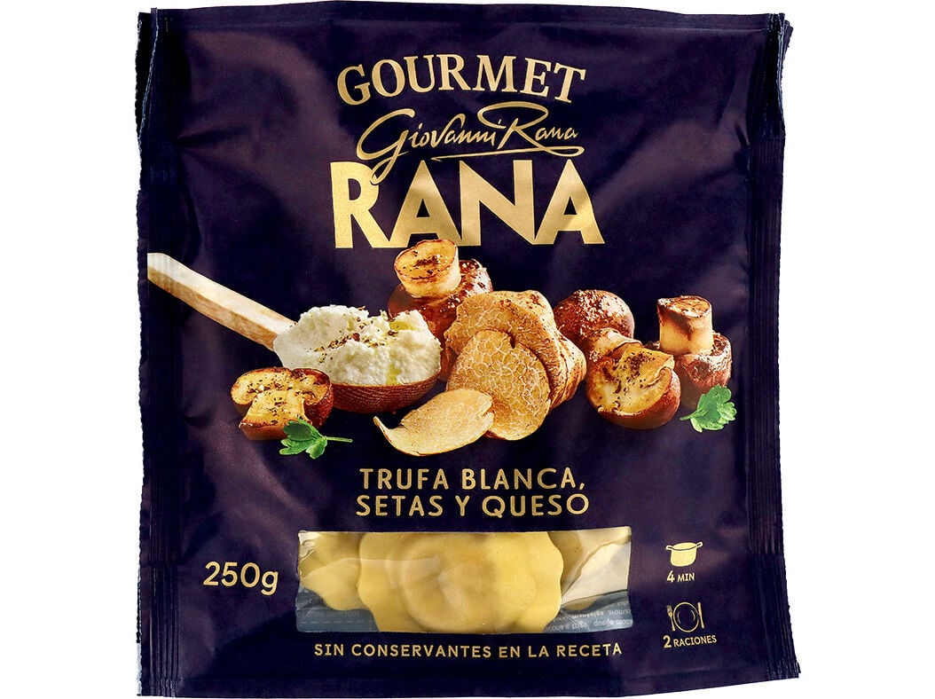 RAVIOLI DE TRUFA BRANCA E QUEIJO RANA 250G