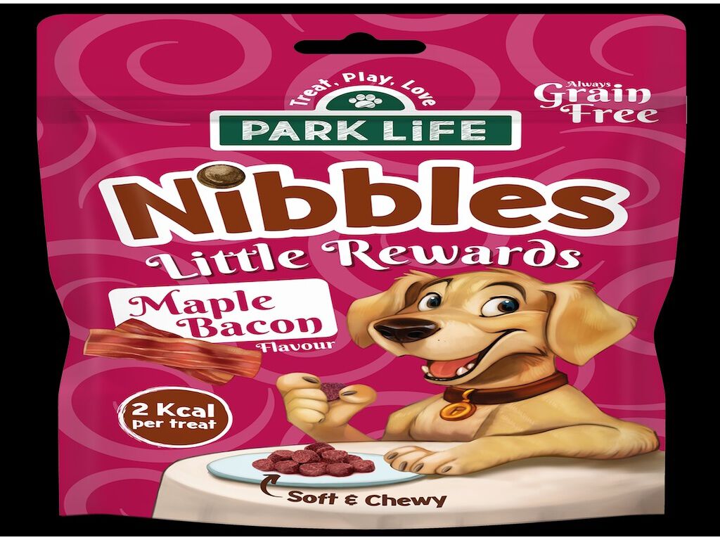 SNACKS PARA C&Atilde;O PARKLIFE NIBBLES BACON 100G image number 1