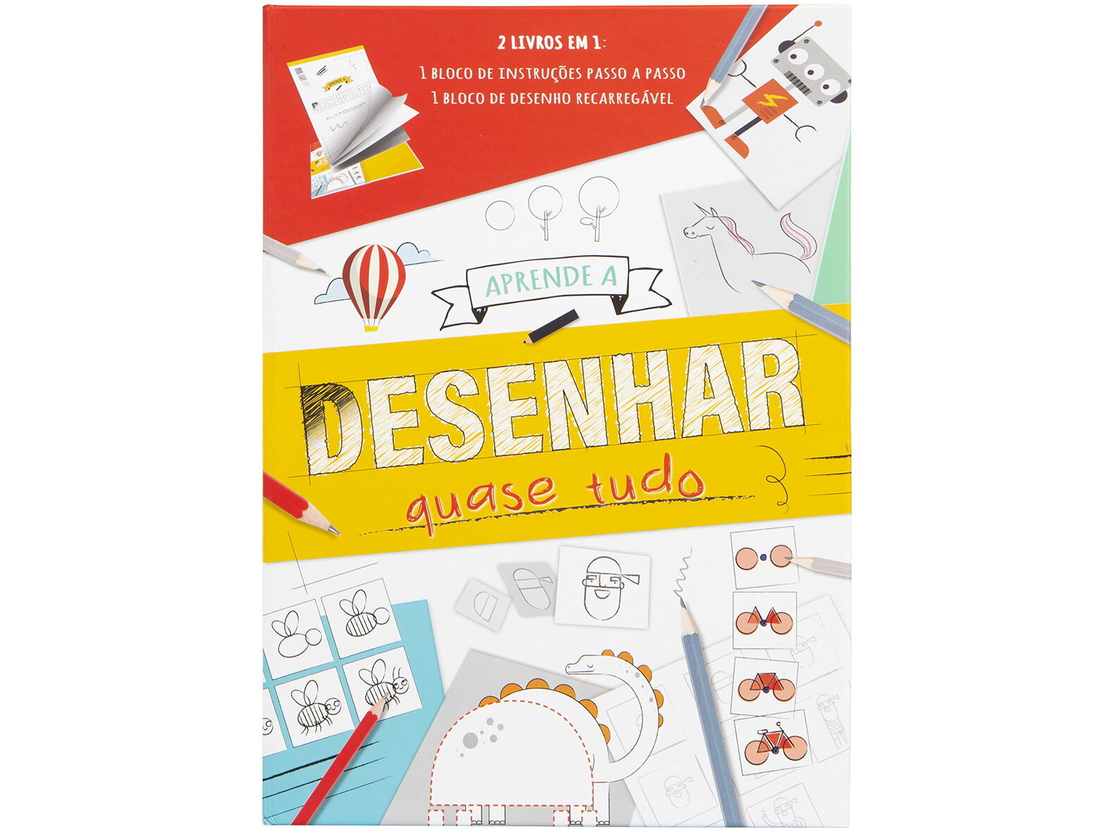 LIVRO APRENDE A DESENHAR QUASE TUDO image number 1