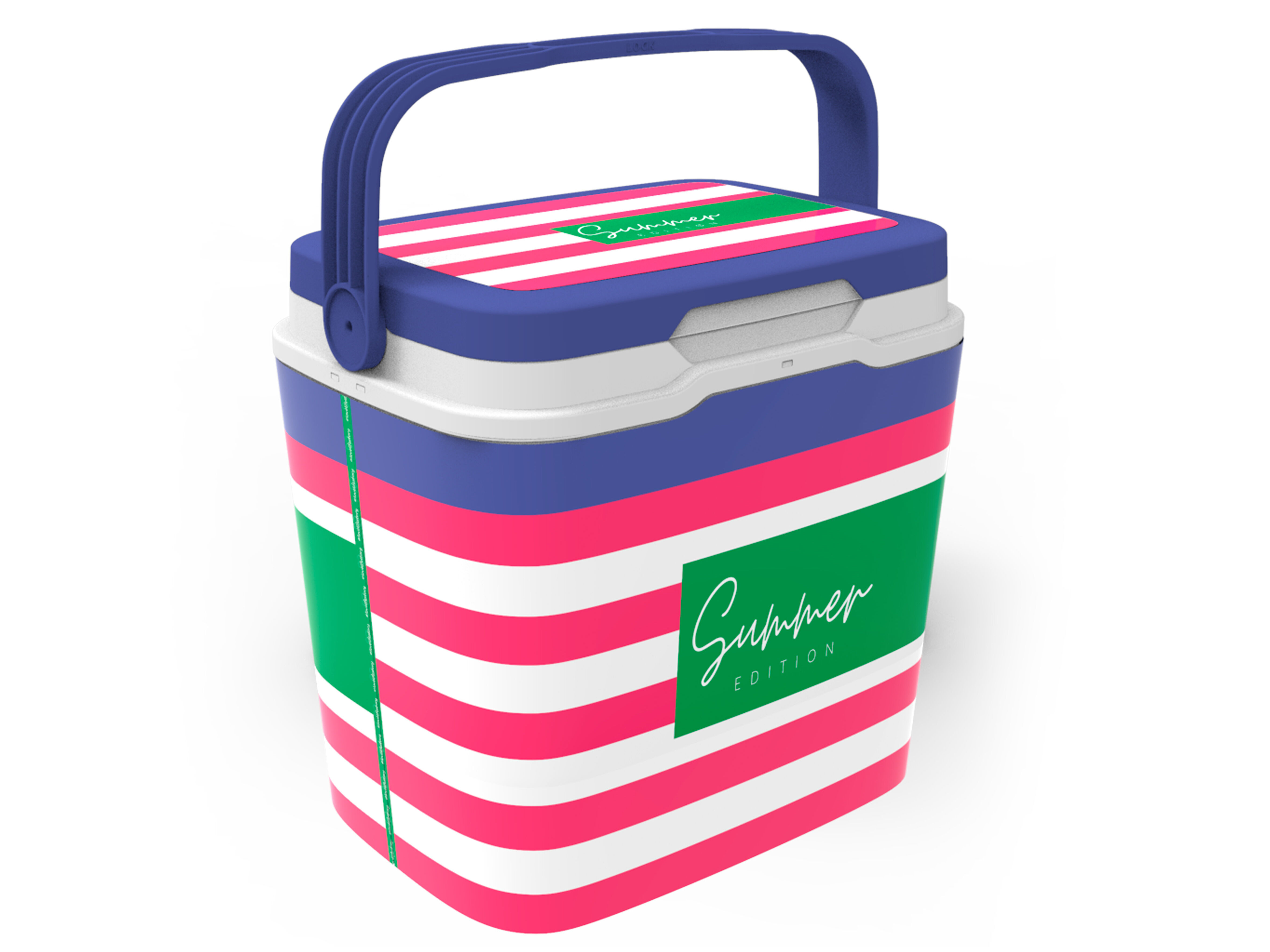 GELEIRA DECORADA CAMPOS NEVERA PINK NAVY 29L image number 0