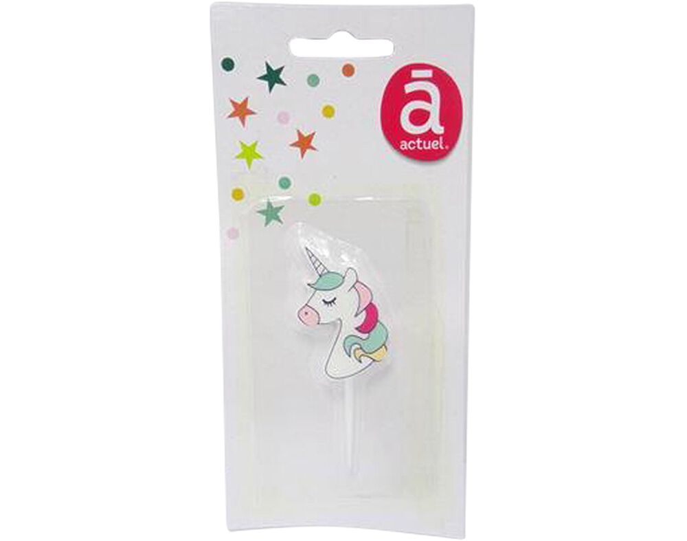 VELA DE ANIVERS&Aacute;RIO ACTUEL ARCO IRIS image number 0