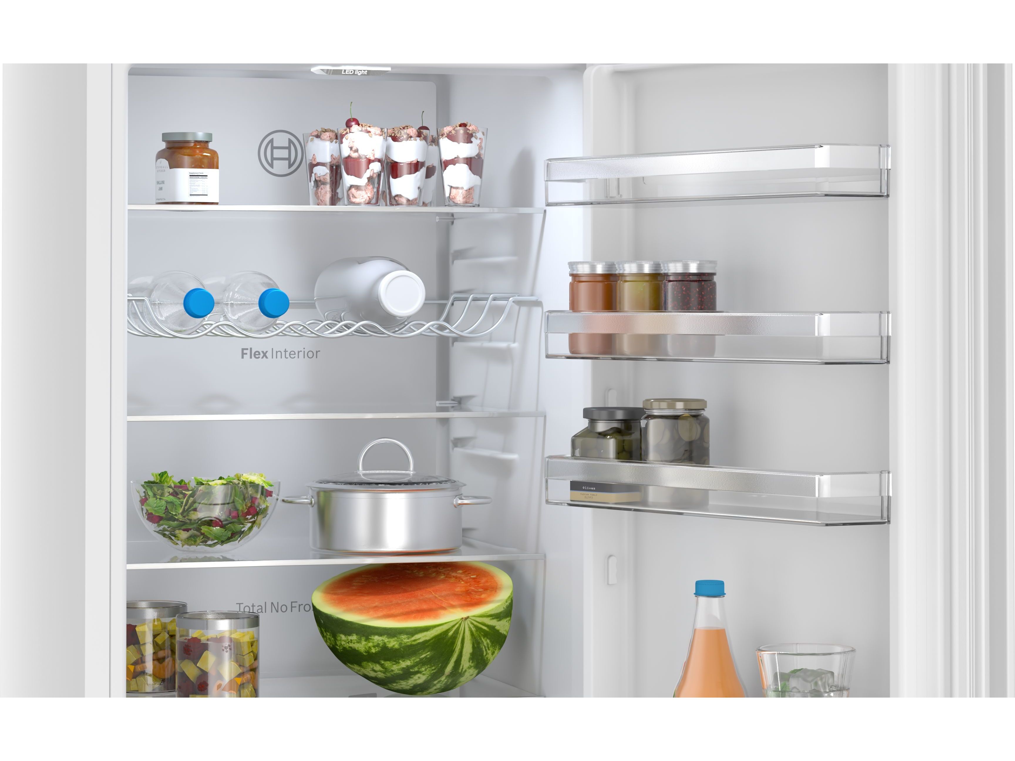 FRIGOR&Iacute;FICO COMBINADO BOSCH KGN392WCF (NO FROST C 203CM 363L BRANCO) image number 2