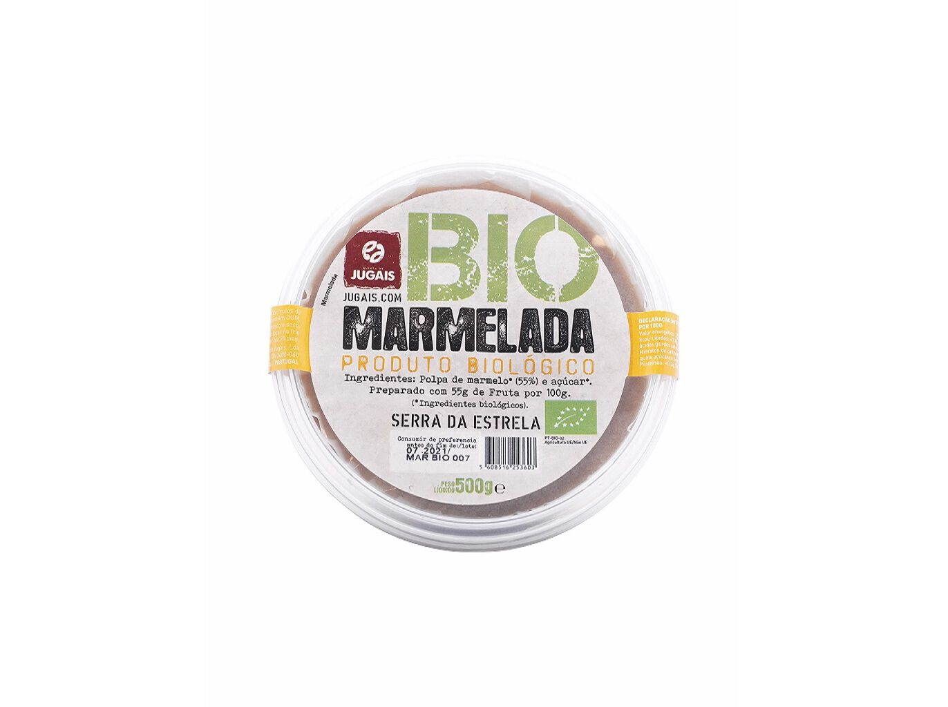 MARMELADA QUINTA DE JUGAIS BIO 500G