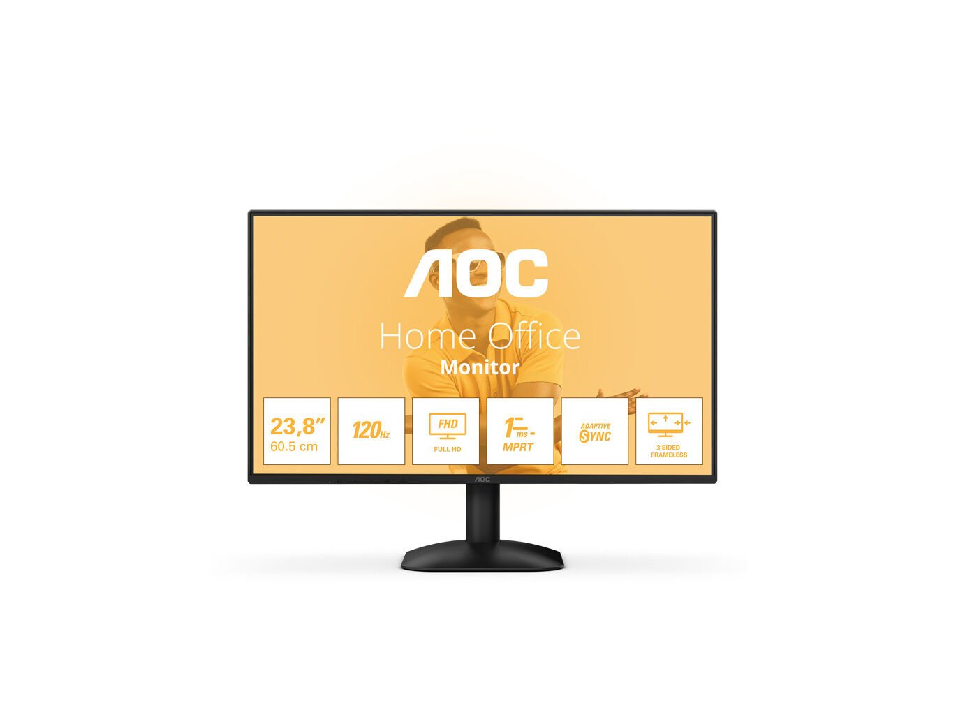 MONITOR OFFICE AOC 24B31H BLACK 24''