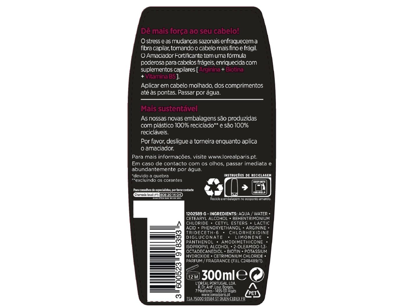 CONDICIONADOR ELVIVE FULL RESIST 300ML image number 1