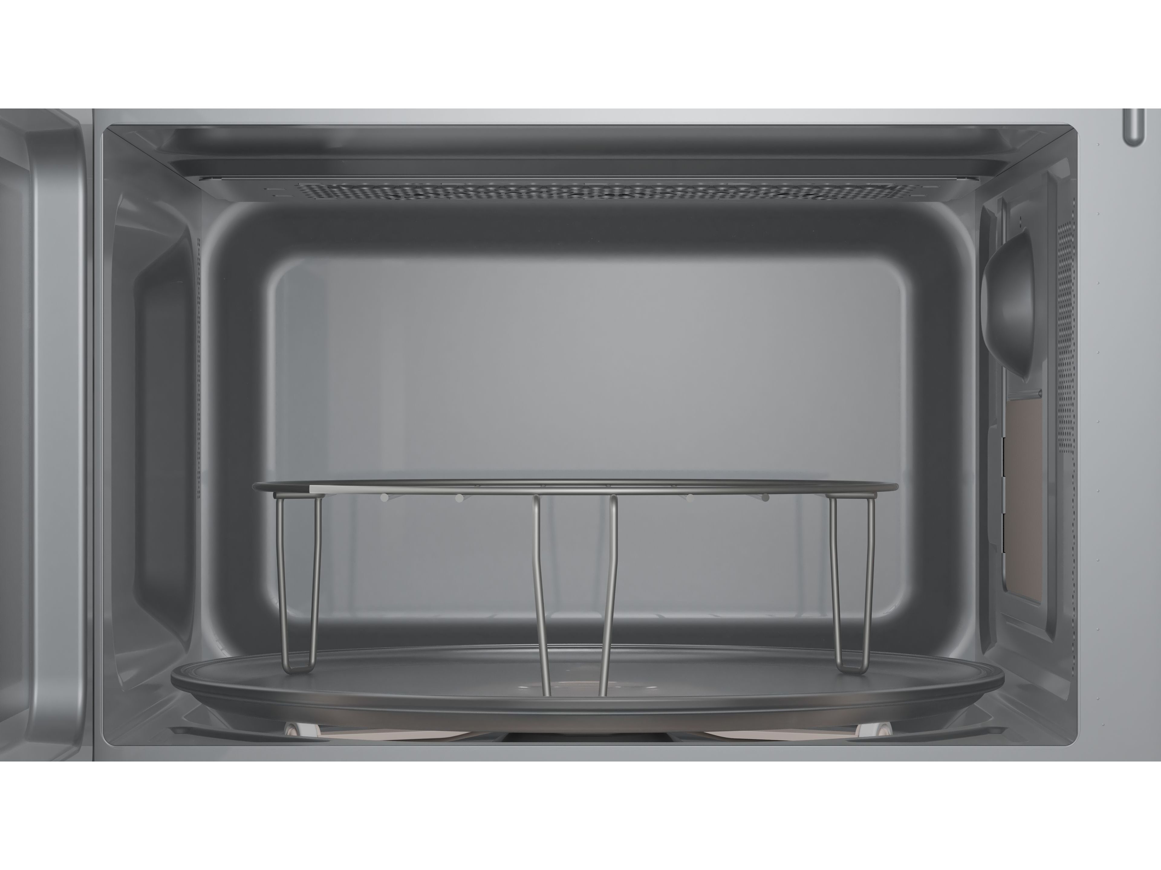 MICRO-ONDAS COM GRILL BOSCH FEL023MS2 VIDRO PRETO 20L image number 2