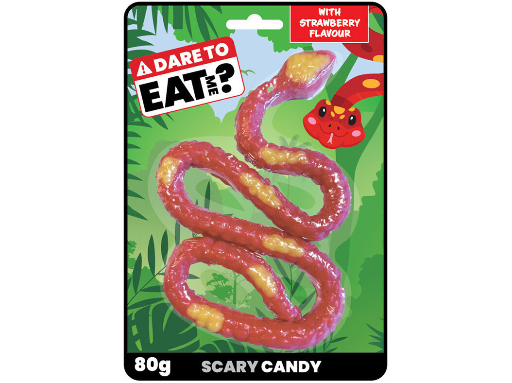 GOMA SCARY CANDY ARANHA E COBRA 80G image number 1