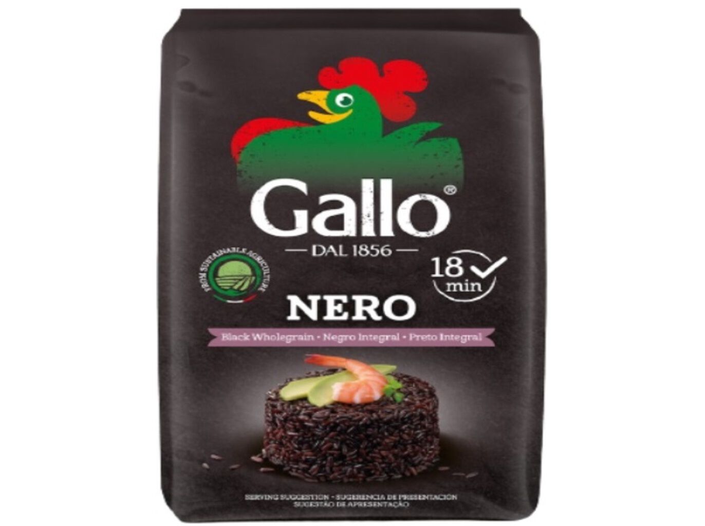 ARROZ INTEGRAL PRETO RISO GALLO 500G image number 0
