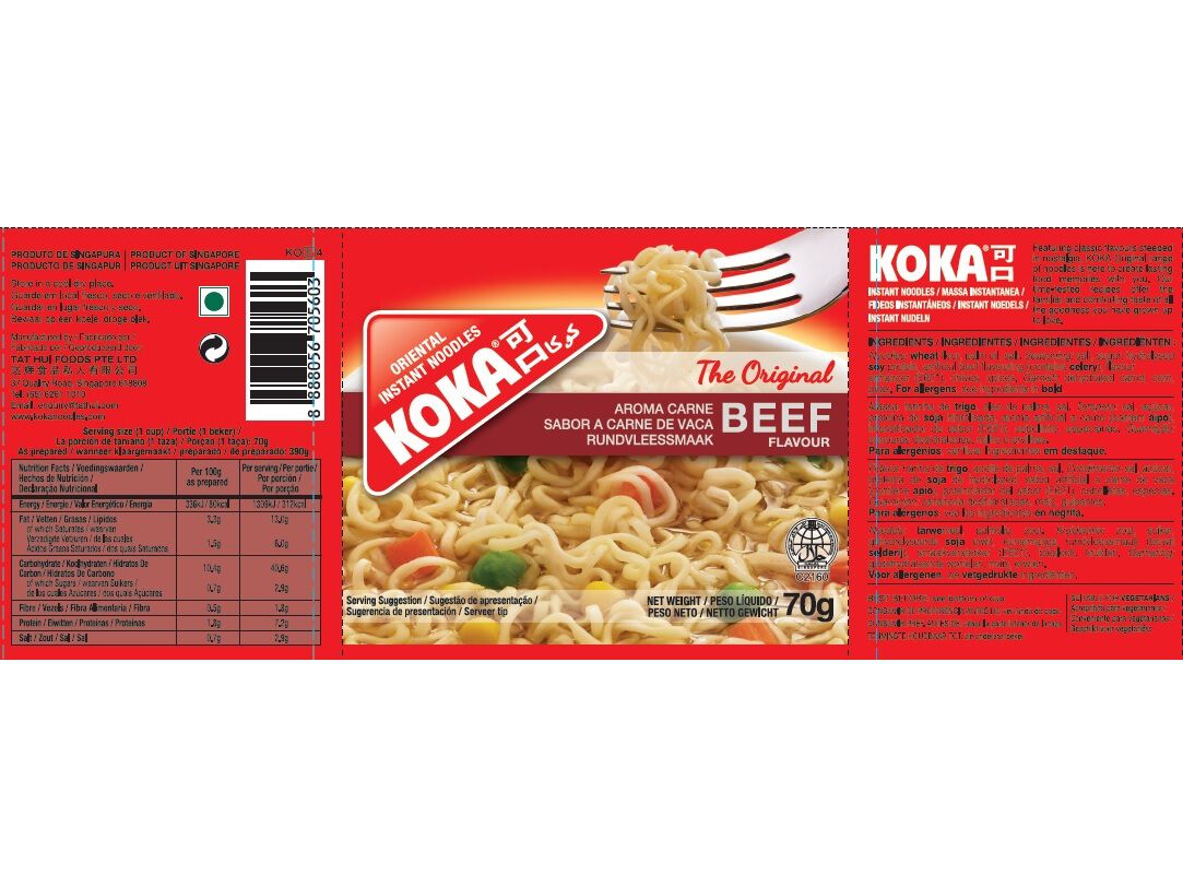 NOODLES COPO KOKA CARNE 70G image number 1
