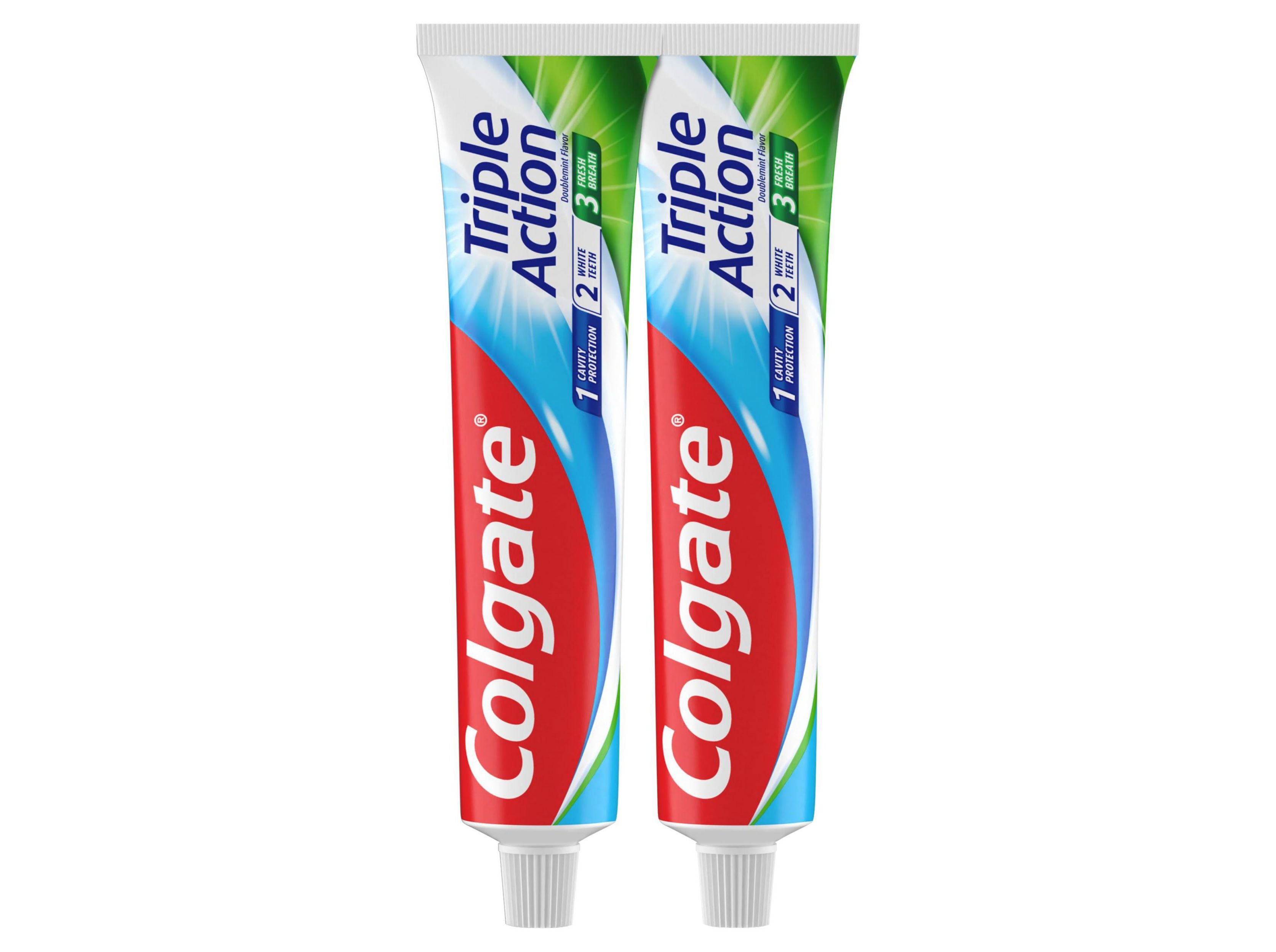 PASTA DENT&Iacute;FRICA COLGATE TRIPLA A&Ccedil;&Atilde;O 2X75ML image number 2