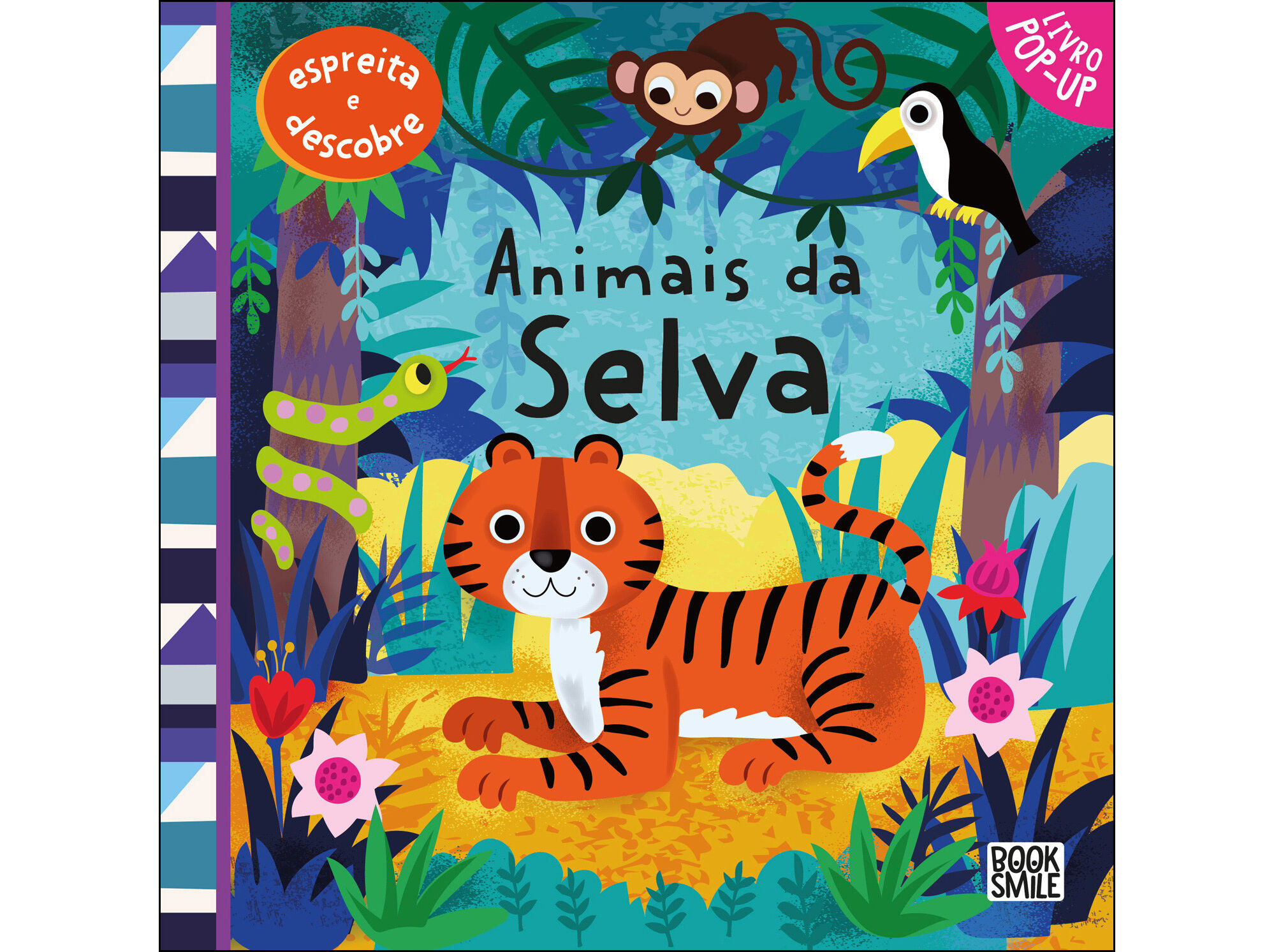 LIVRO ESPREITA E DESCOBRE - ANIMAIS DA SELVA DE TONI STEMP image number 0