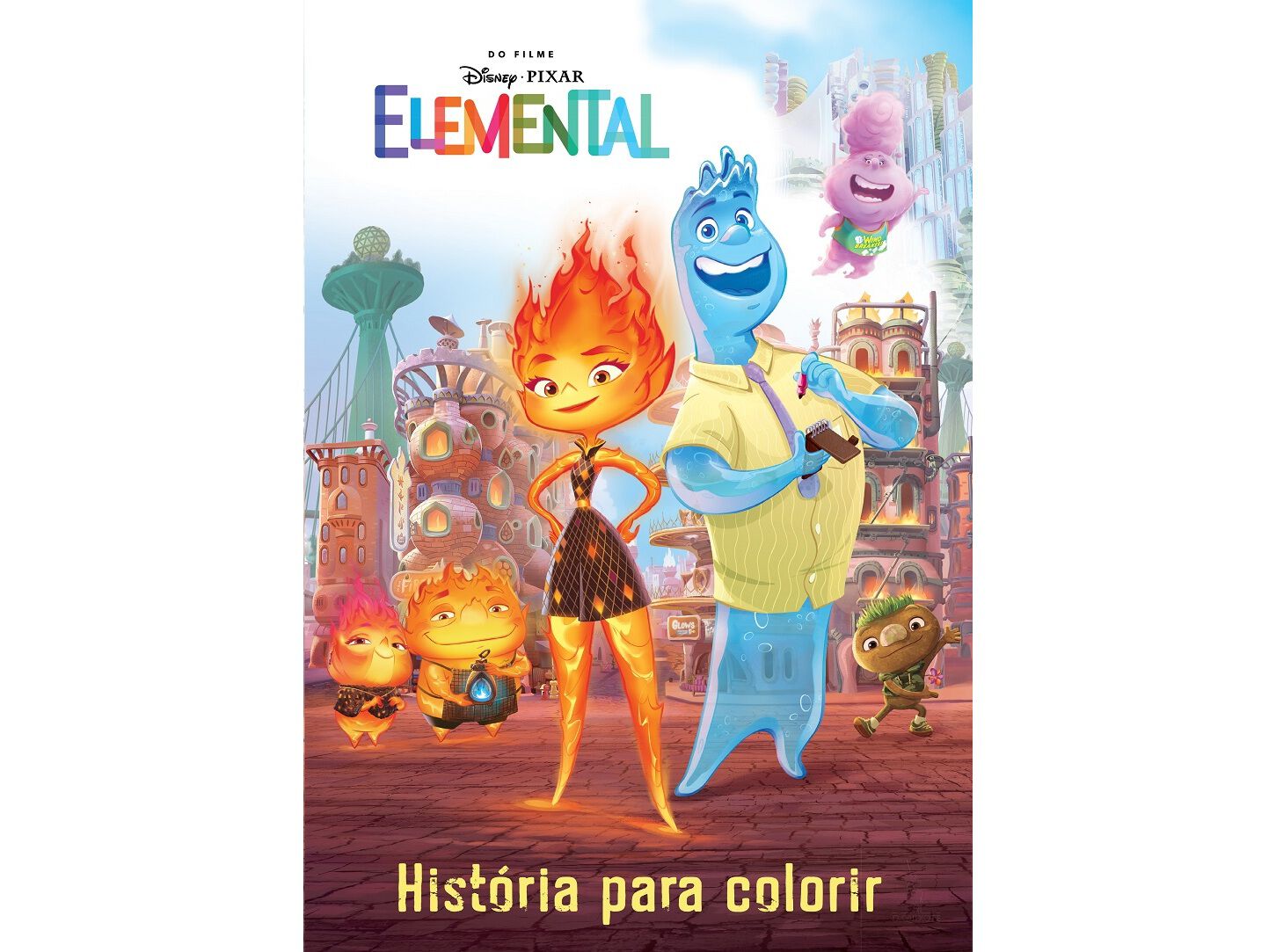 Elemental - História Para Colorir