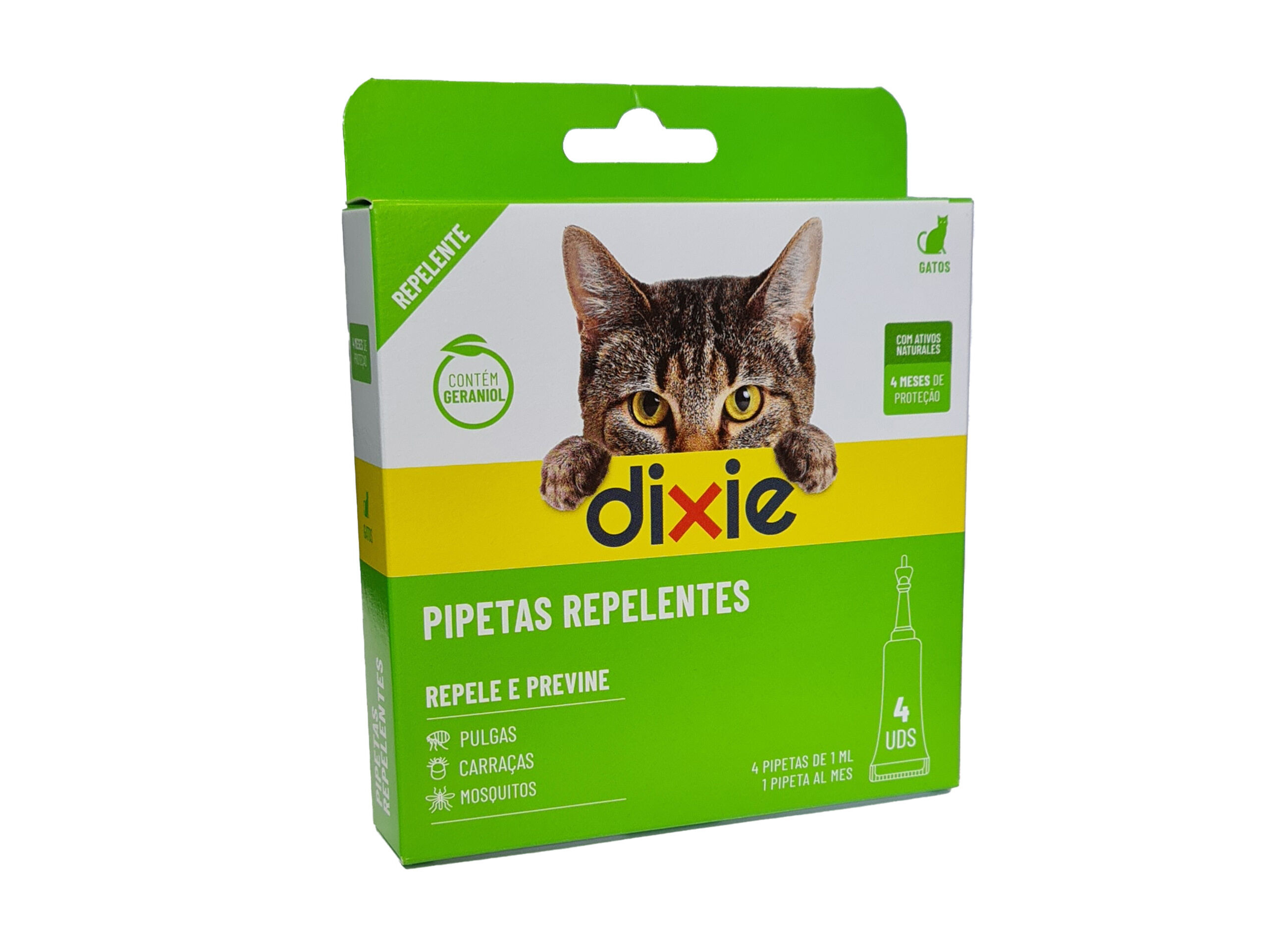 PIPETAS REPELENTES GATO DIXIE 4X1ML image number 0