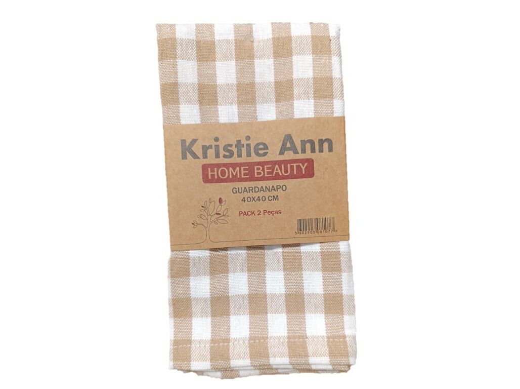 GUARDANAPO FIESTA BEGE PACK 2