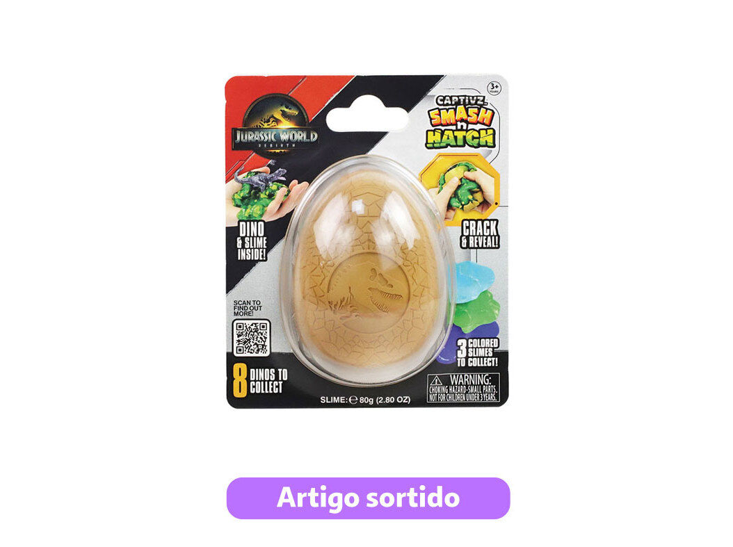 SMASH & HATCH JURASSIC WORLD MODELOS SORTIDOS image number 0