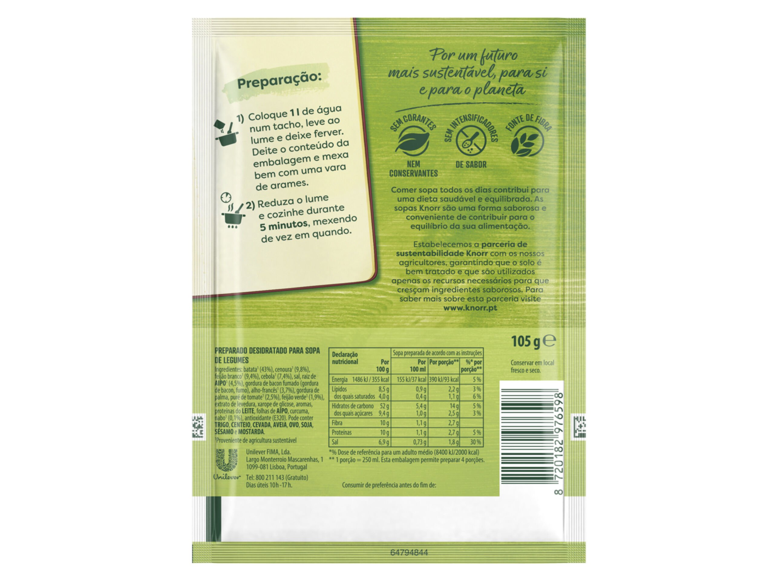 SOPA DE LEGUMES KNORR 105GR image number 1