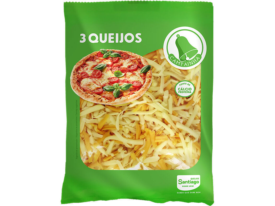 QUEIJO CAMPAINHA RALADO 3 QUEIJOS 150GR