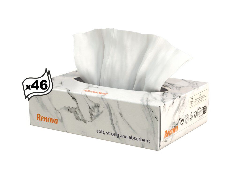 LEN&Ccedil;OS RENOVA FACIAIS MINI ACTIVE BRANCO image number 2