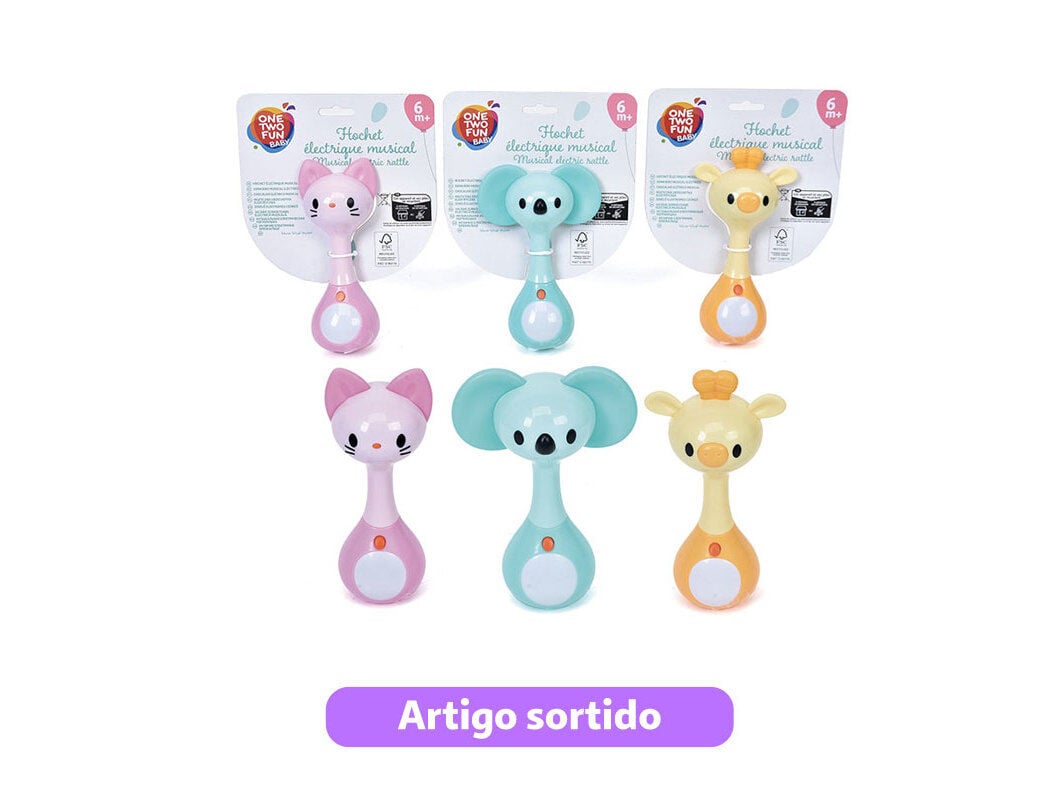 ROCA ONE TWO FUN COM LUZ E SOM MODELOS SORTIDOS