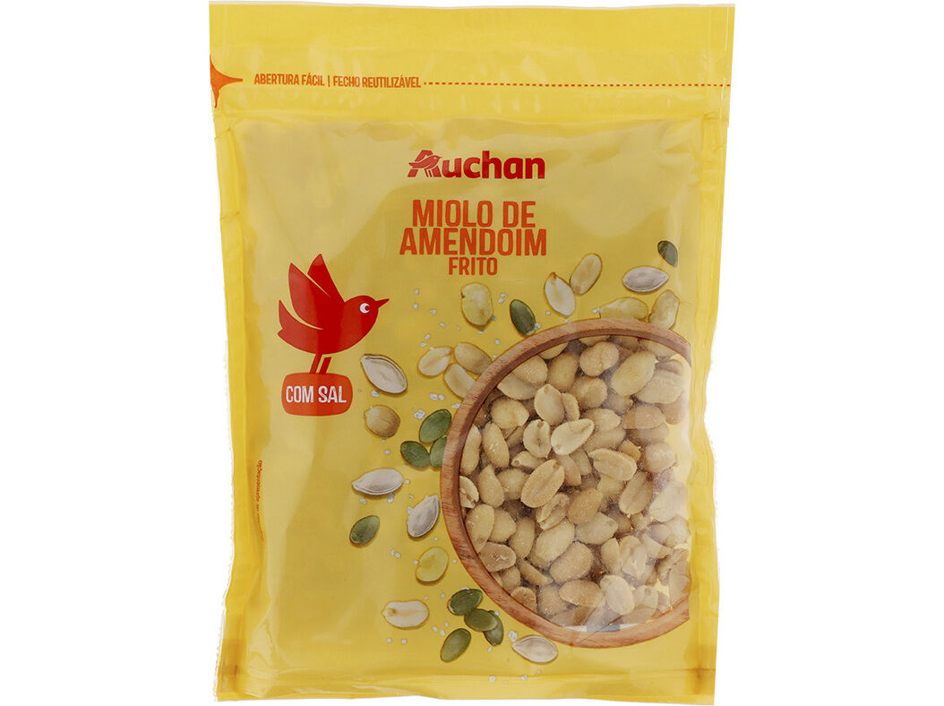 AMENDOIM AUCHAN COM SAL 250 G