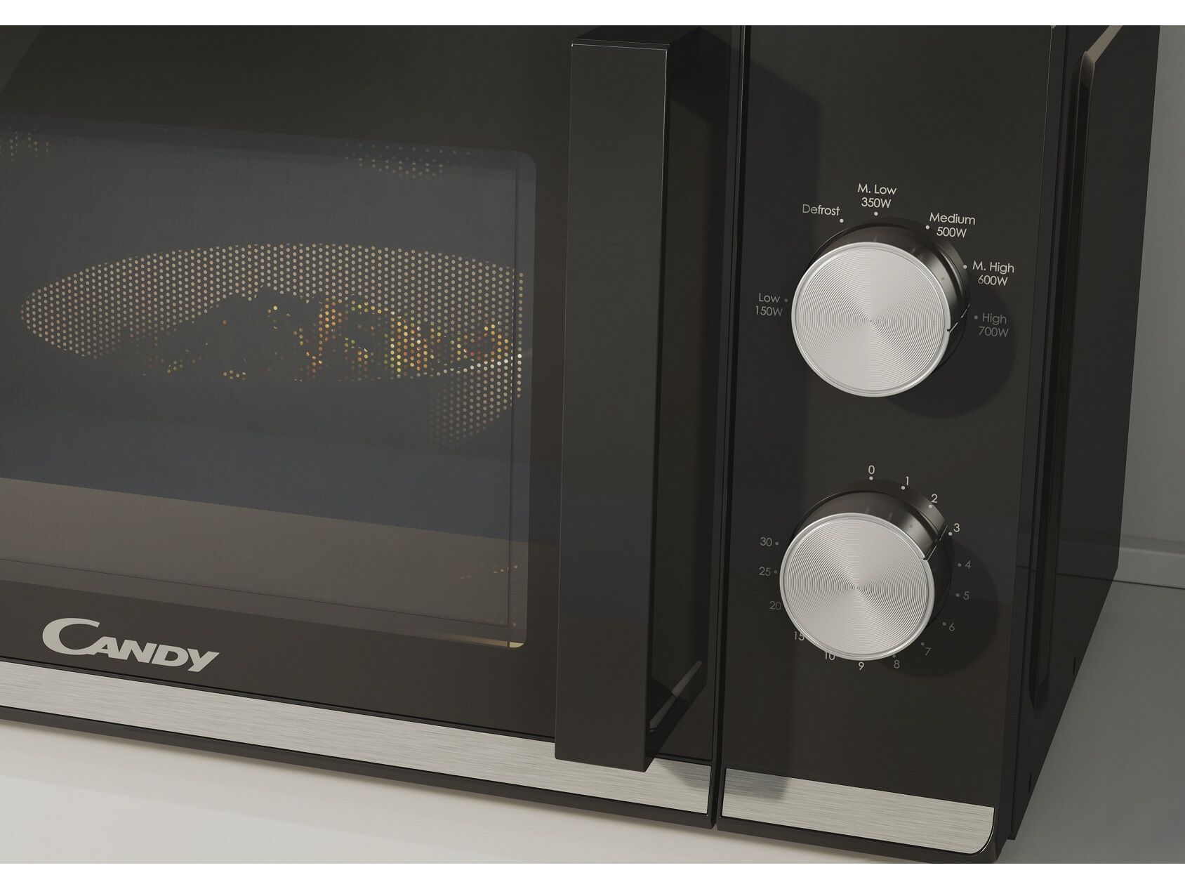 MICRO-ONDAS CANDY CMW20TNMB PRETO 20L image number 1