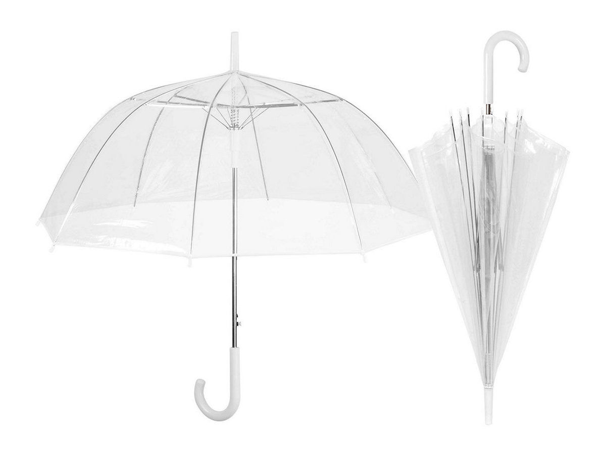 GUARDA-CHUVA LONGO AUTOM&Aacute;TICO TRANSPARENTE image number 0