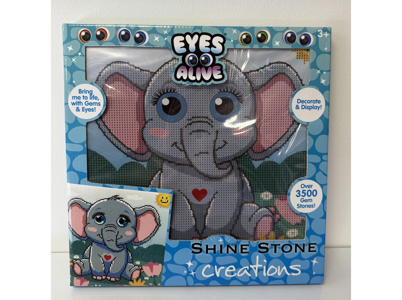 CRIA COM CRISTAIS EYES ALIVE ELEFANTE