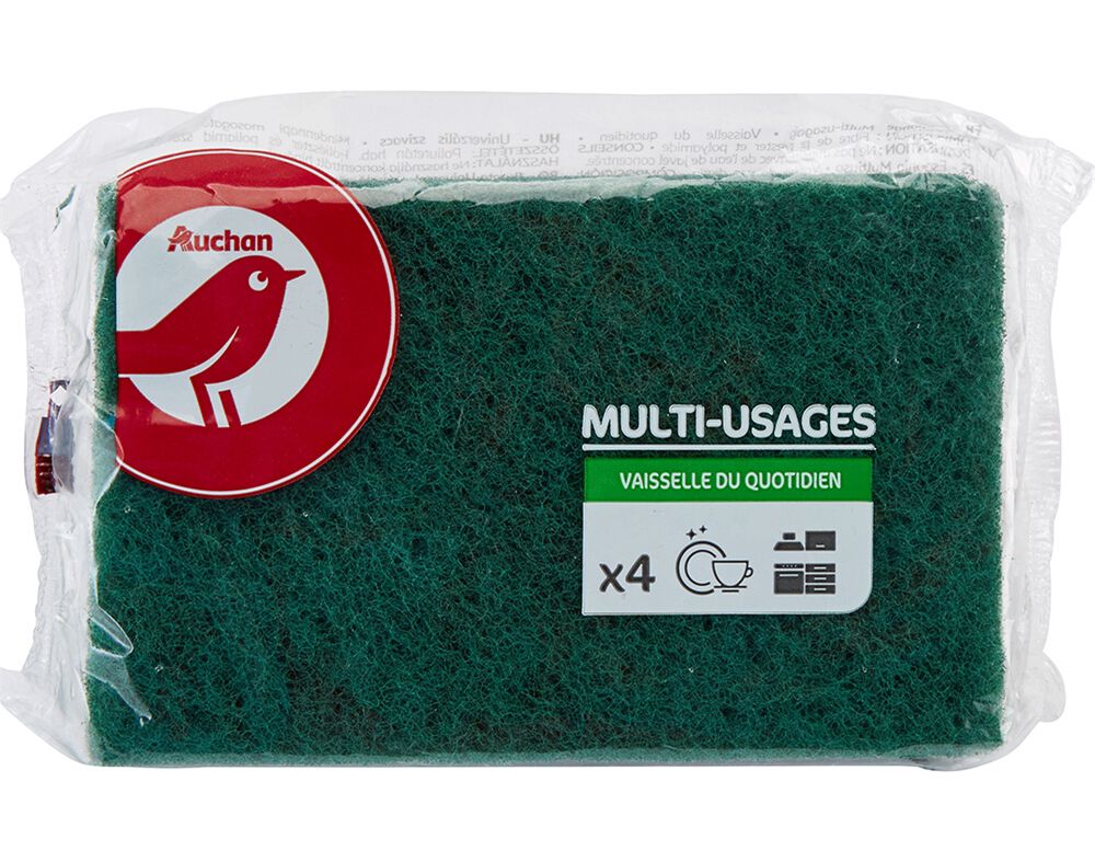 ESFREG&Atilde;O AUCHAN MULTIUSOS 4UN image number 0