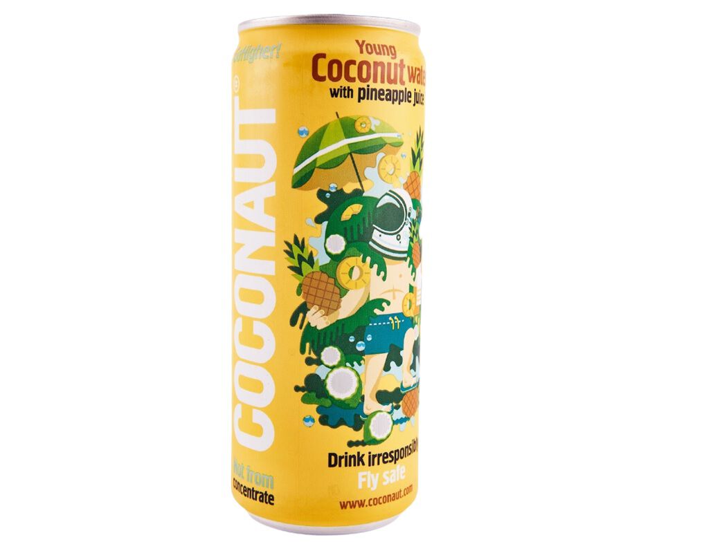 &Aacute;GUA DE COCO COCONAUT COM SUMO DE ANAN&Aacute;S 0.32 L image number 0