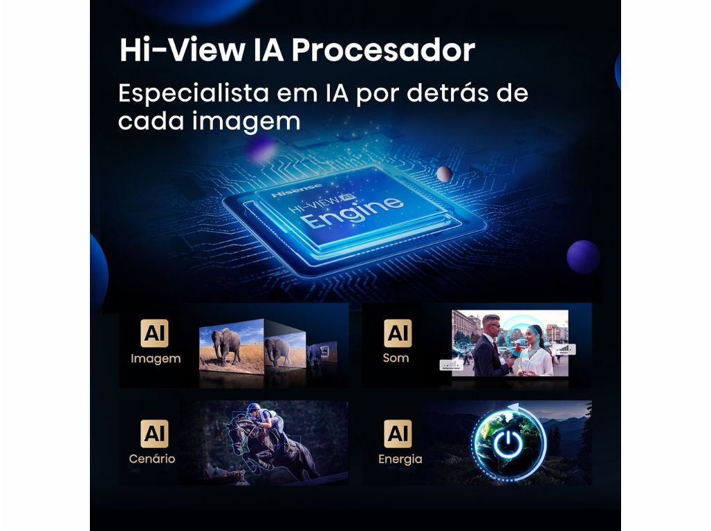 TV ULED MINI LED HISENSE 55U7Q (55" SMART 4K 139CM) image number 3