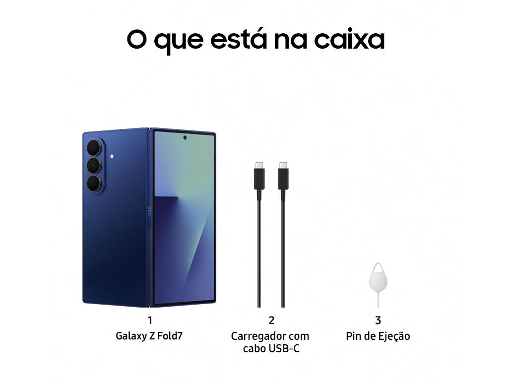 SMARTPHONE SAMSUNG GALAXY Z FOLD 7 1TB AZUL ESCURO image number 6