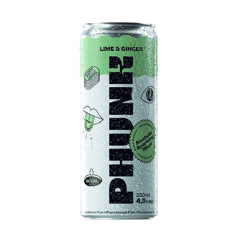 HARD SELTZER PHUNK LIMA E GENGIBRE 0.25 L