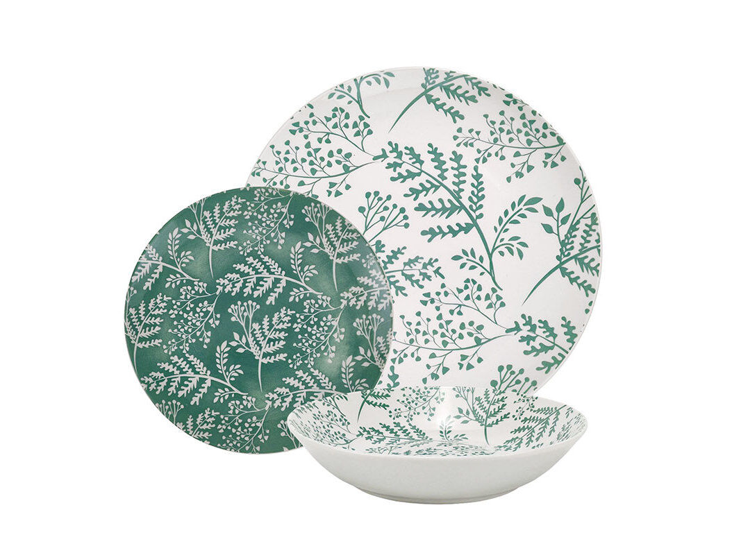 SERVI&Ccedil;O ACTUEL PORCELANA VERDE 18 PE&Ccedil;AS